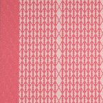 Striped with diamond flatweave runner in pink