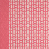 Striped with diamond flatweave runner in pink