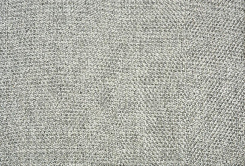 Broadloom carpet swatch in a textural pattern in a light grey design