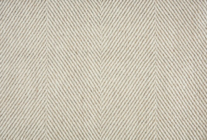 Broadloom carpet swatch in a textural pattern in a cream design