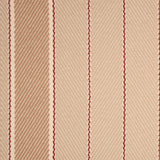 Striped flatweave runner in cream and tan