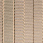 Striped flatweave runner in light grey 