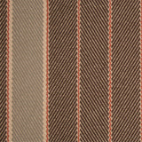 Striped flatweave runner in sage and brown 