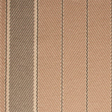 Striped flatweave runner in tan 