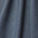 A draped swatch of linen fabric in a solid navy color.