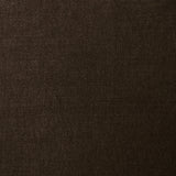 A swatch of old-world linen fabric in a solid dark brown color.
