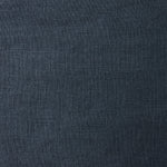 A swatch of blended linen fabric in a solid navy-gray color.