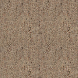 A swatch of blended linen-wool mix fabric in a flecked light brown color.