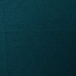 A swatch of blended linen fabric in a solid turquoise color.