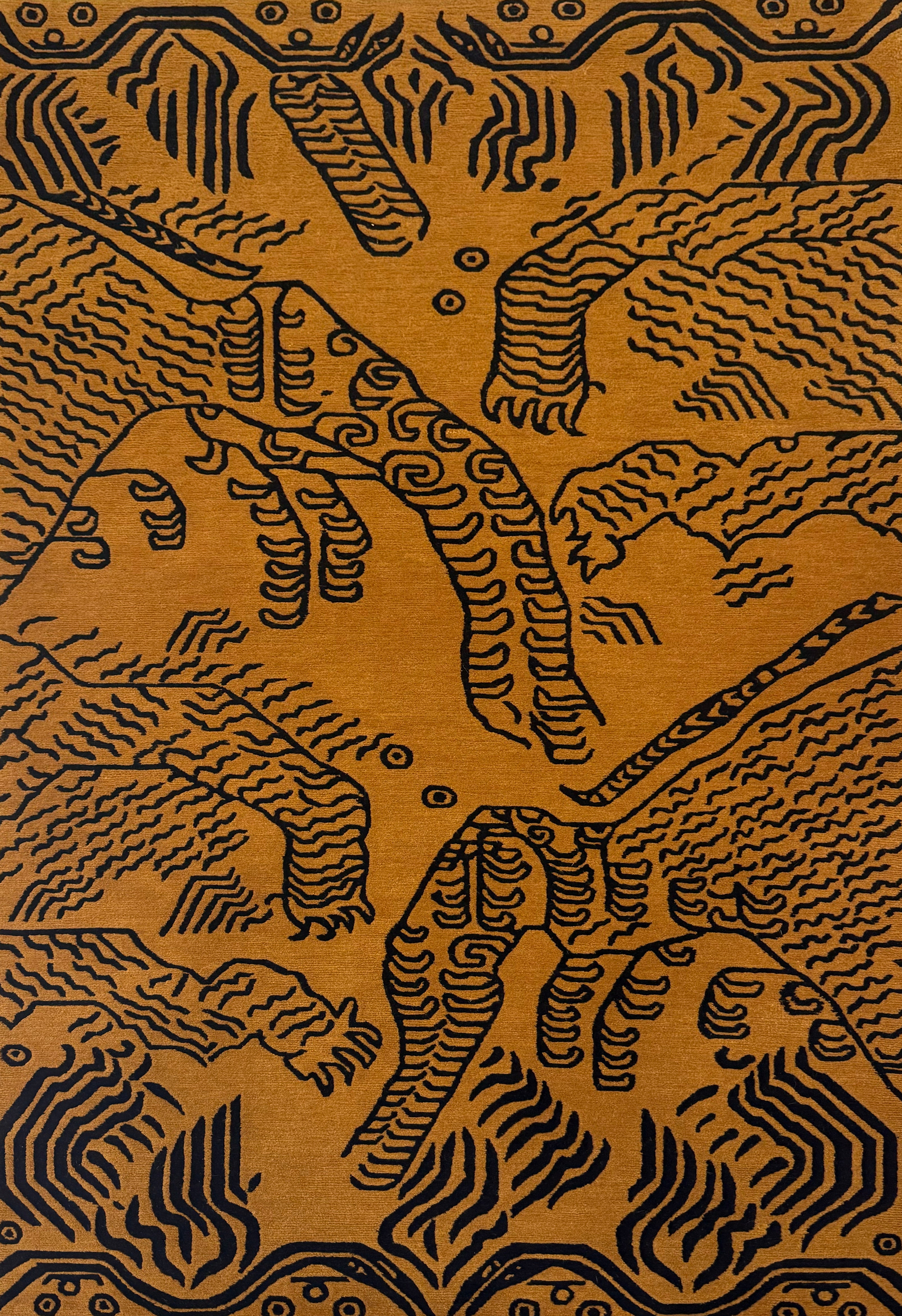 Deconstructed Line Rug Deconstructed Tiger Rug – Studio Four NYC