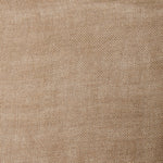 A swatch of open-weave sheer interior fabric in a tan color.