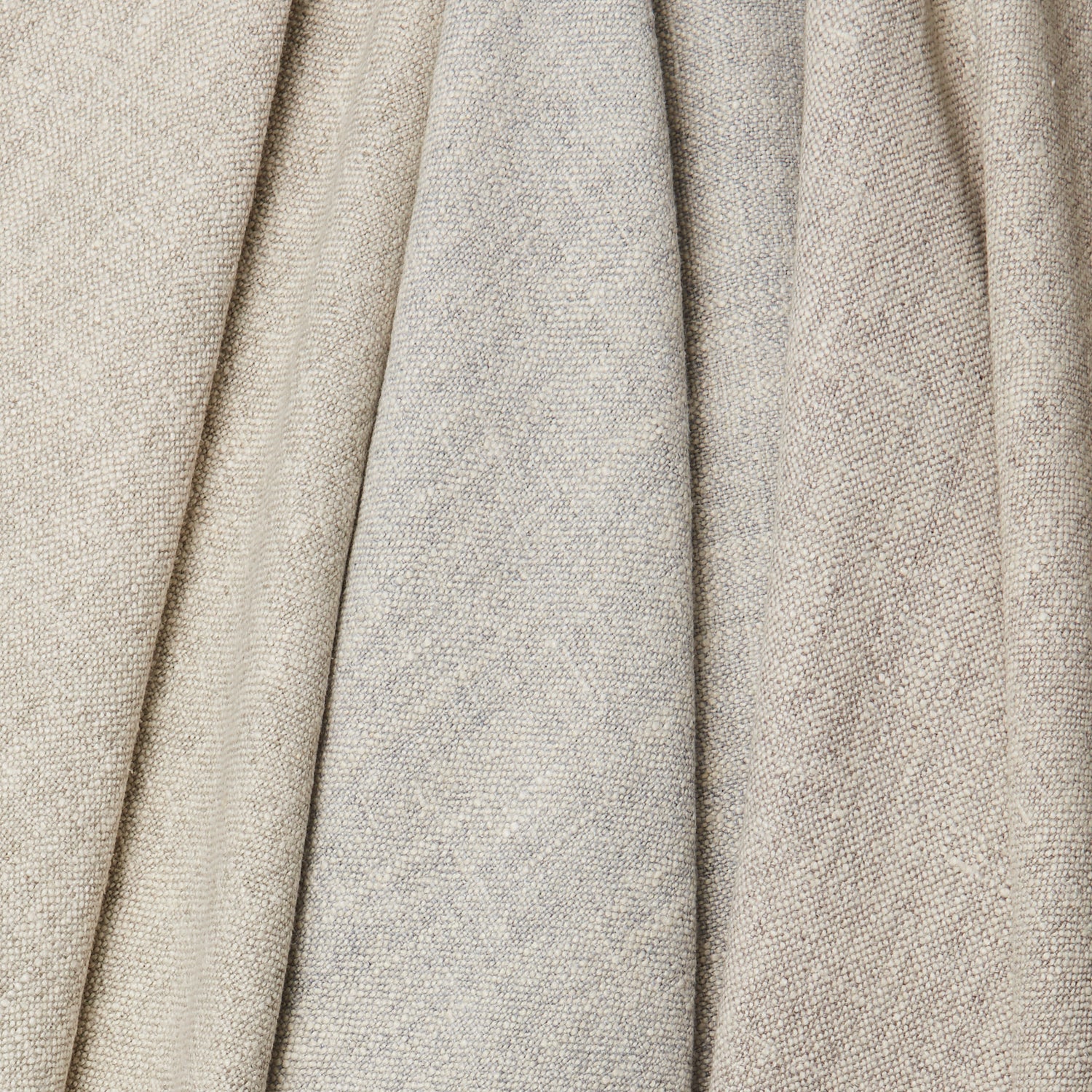 All three colors of the Normandy Fabric shown draped to show the subtle color differences