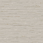 Detail of fabric in a textural striped pattern in shades of gray, cream and tan.