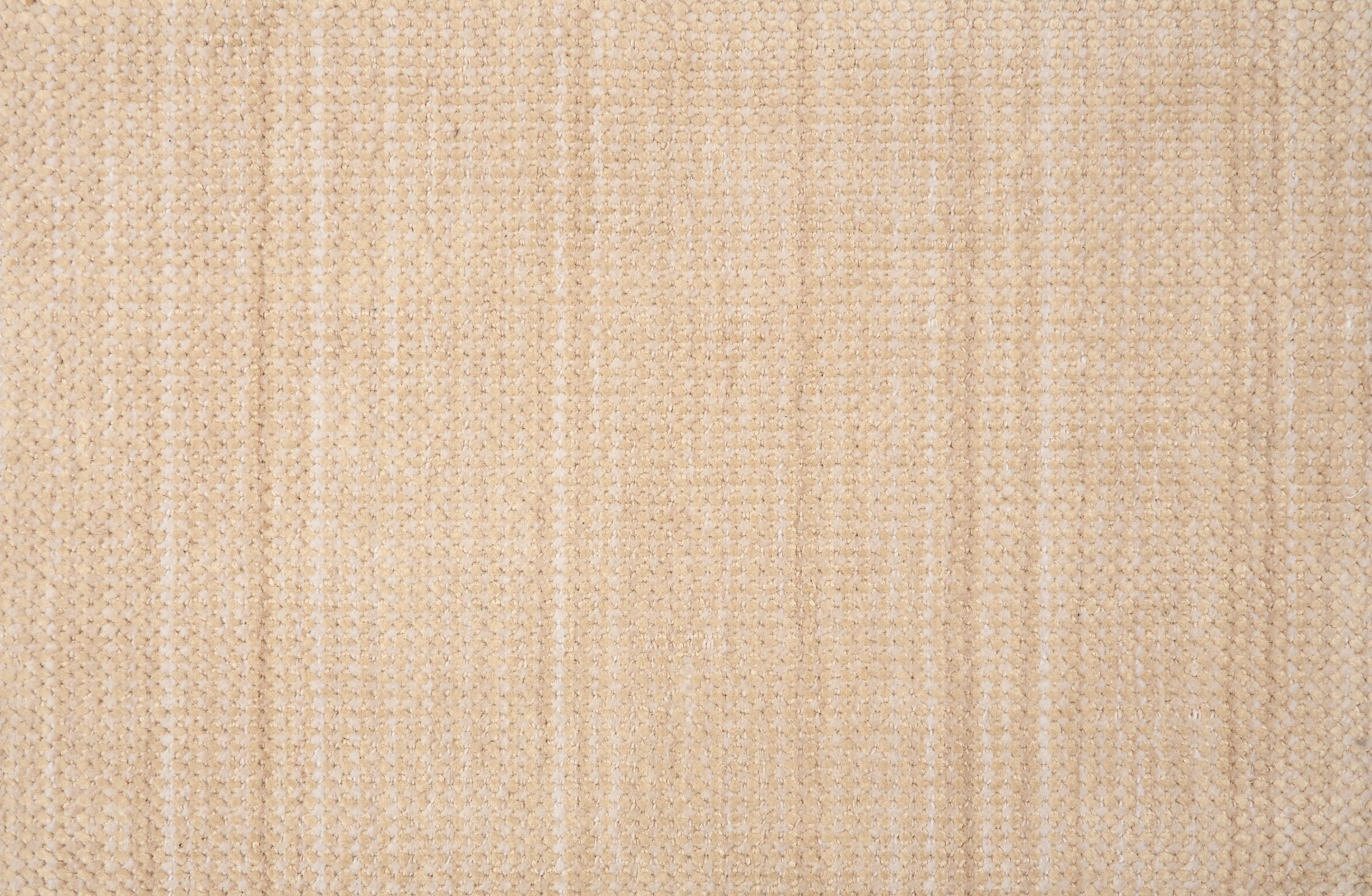 Broadloom carpet in textural stripe in cream beige.
