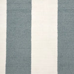 Broadloom carpet swatch in a stripe pattern in a blue design