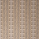 Geometric flatweave runner in neutral grey 