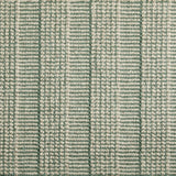 Broadloom carpet swatch in a stripe pattern in a sage and white design