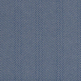 Striped Herringbone flatweave runner in blue 