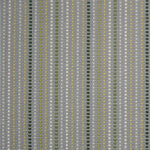 Striped flatweave runner in blue green and grey