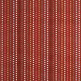 Striped flatweave runner in red 