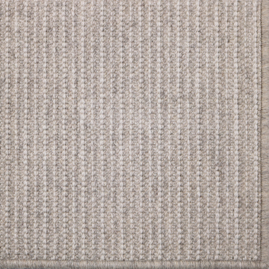 Textured beige and brown patterned rug