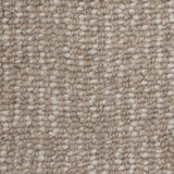 Broadloom carpet swatch in a textured pattern in a tan design