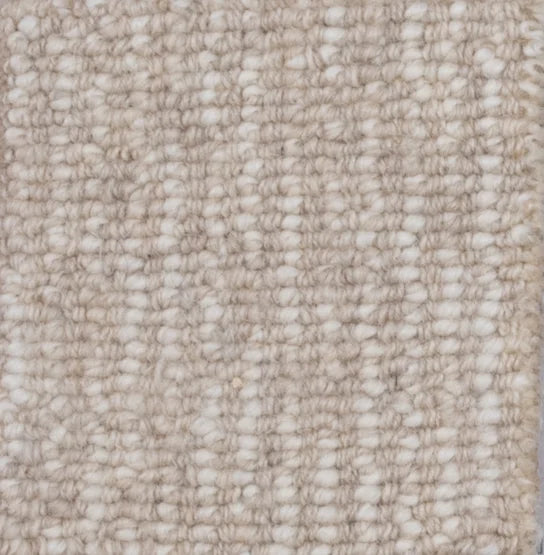 Broadloom carpet swatch in a textured pattern in a neutral design