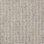 Broadloom carpet swatch in a textured pattern in a light grey design