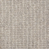 Broadloom carpet swatch in a textured pattern in a light grey design