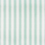 Detail of fabric in a textural speckled stripe print in turquoise and cream.