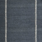 Broadloom carpet swatch in a stripe pattern in a blue design