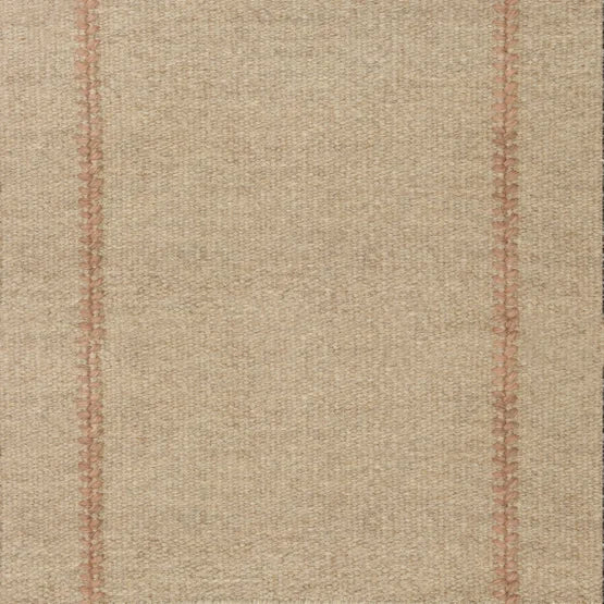 Broadloom carpet swatch in a stripe pattern in a cream design