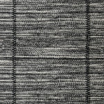 Broadloom carpet swatch in a stripe pattern in a black design