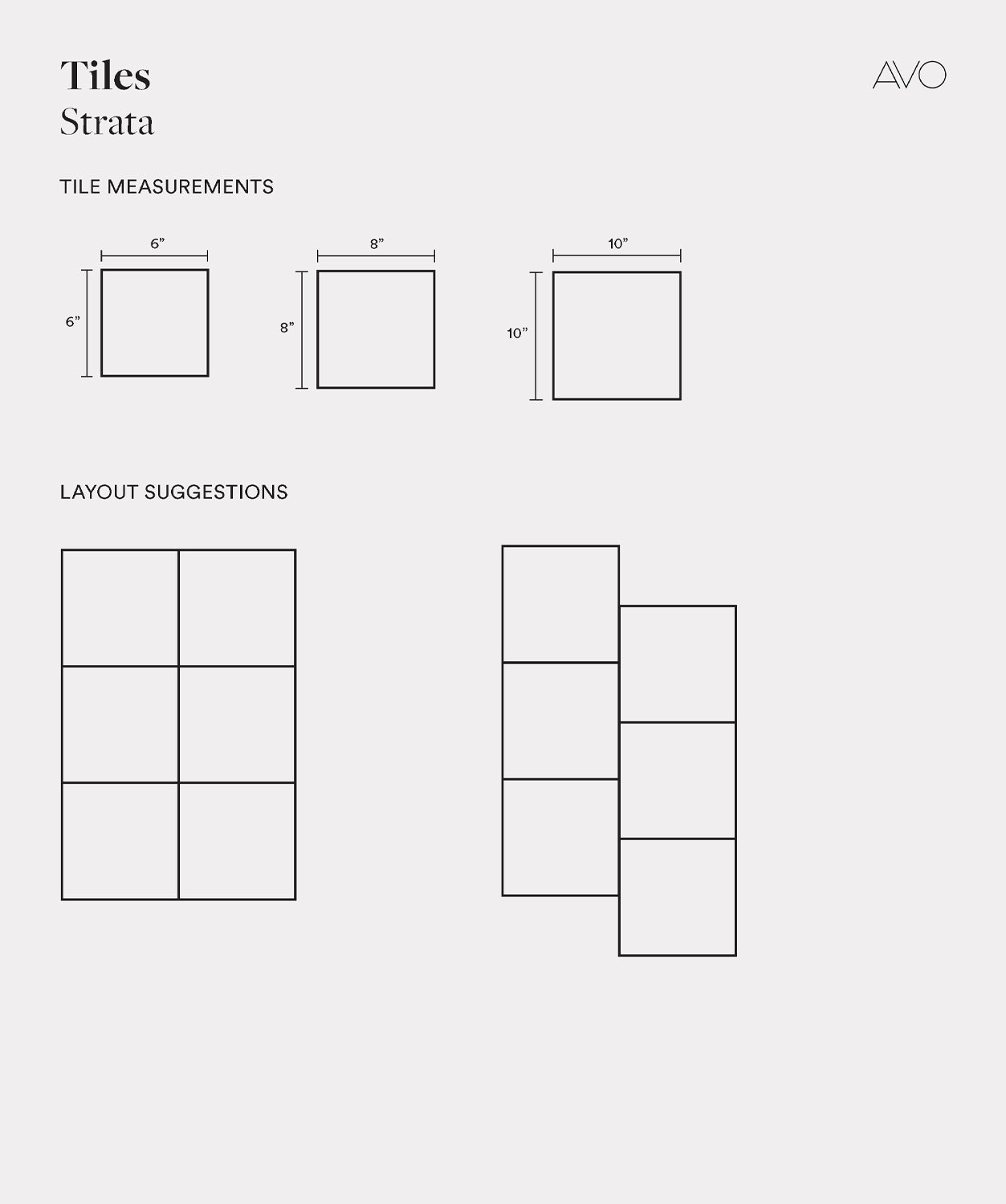 An infographic of various patterns that can be created using a square leather wall tile product.