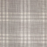 Broadloom carpet swatch in a plaid pattern in a light grey design