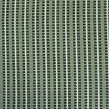Close-up of a textured green fabric with a subtle stripe pattern