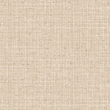 Detail of fabric in a textured tweed pattern in shades of tan.