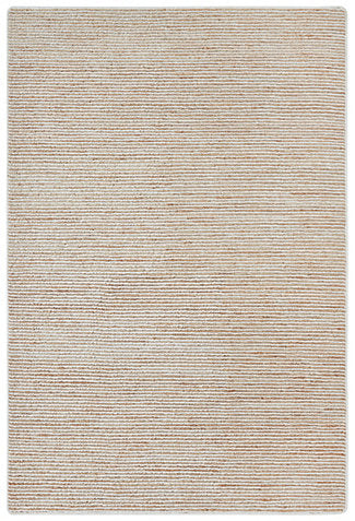 Beige area rug with a subtle pattern on a white background