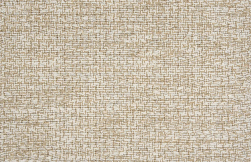 Broadloom carpet swatch in a stripe pattern in a tan design