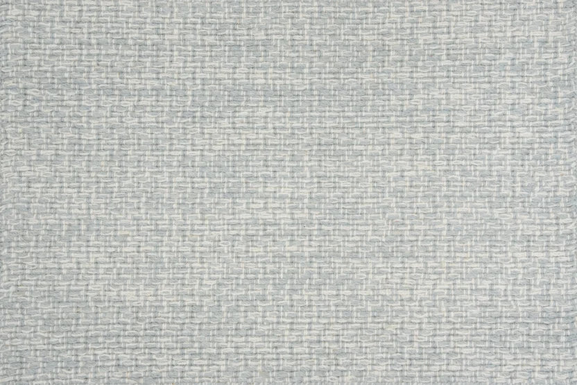 Broadloom carpet swatch in a stripe pattern in a light blue design