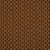 Solid flatweave runner in brown and mustard