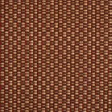 Solid flatweave runner in red and brown