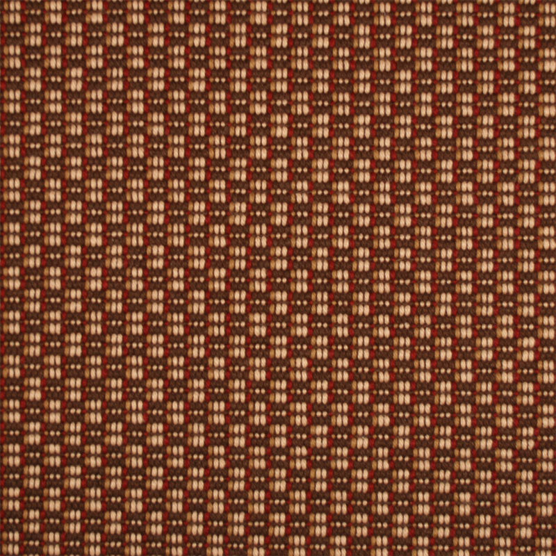 Solid flatweave runner in red and brown