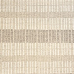 Broadloom carpet swatch in a stripe pattern in a cream design