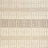 Broadloom carpet swatch in a stripe pattern in a cream design