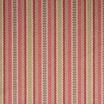 Striped flatweave runner in pink crem and grey