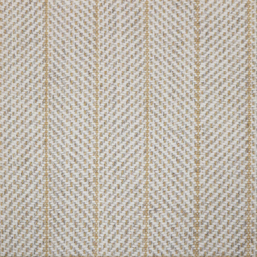 Broadloom carpet swatch in a stripe pattern in a yellow design