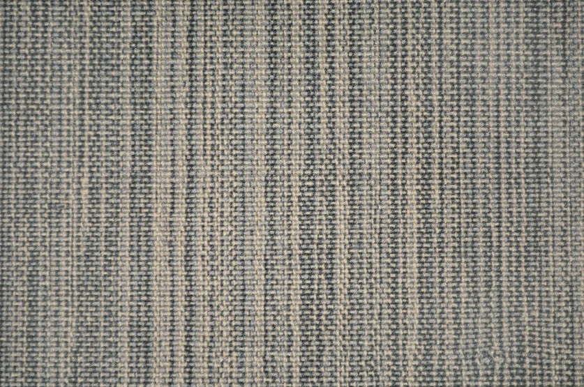 Broadloom carpet swatch in a stripe pattern in a sage design