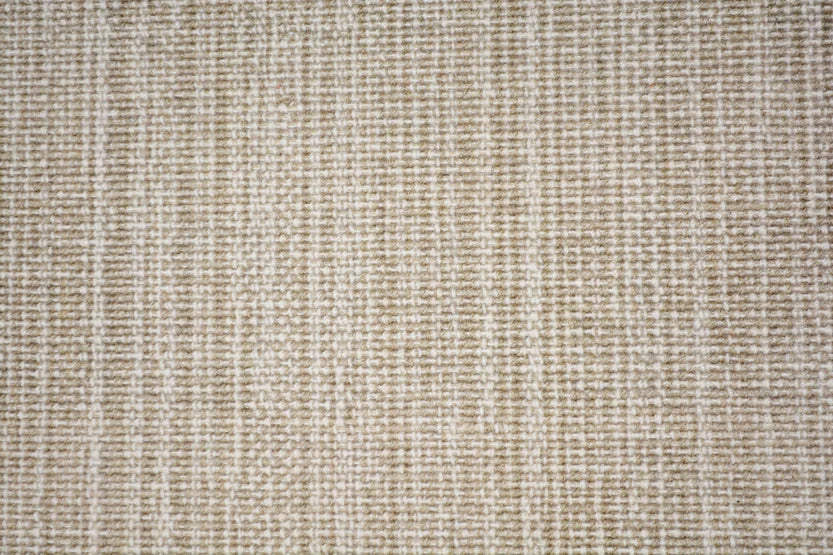 Broadloom carpet swatch in a stripe pattern in a yellow design