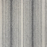 Broadloom carpet swatch in a stripe pattern in a white black design